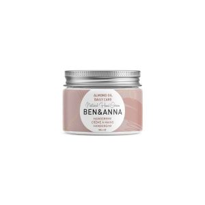 Creme para Mãos com Óleo de Amendoa em Frasco de Vidro, Ben Anna